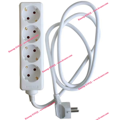 Разклонител 104B/1.5m, 3G1.0mm, 4 гнезда