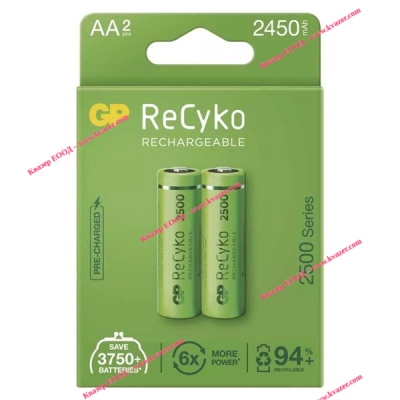 Акумулаторна батерия GP R6 AA 2450mAh RECYKO NiMH 2бр.