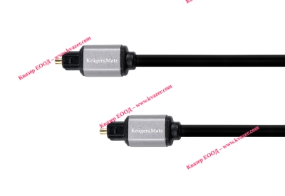 Оптичен кабел Toslink-Toslink 2m Kruger&Matz Basic
