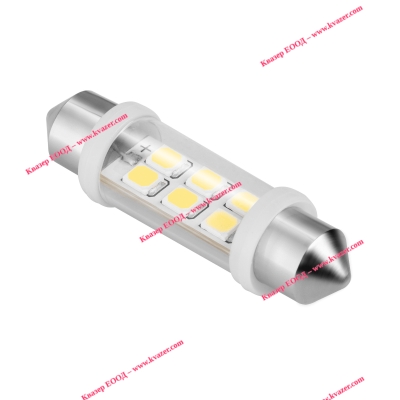 Автолампа LED SV8.5 12V 10*40, 6xSMD