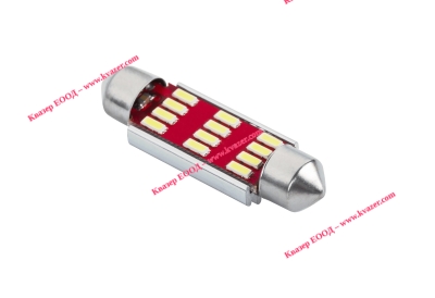 Автолампа LED Canbus SV8,5 T11x41 12 SMD 3014, 12V