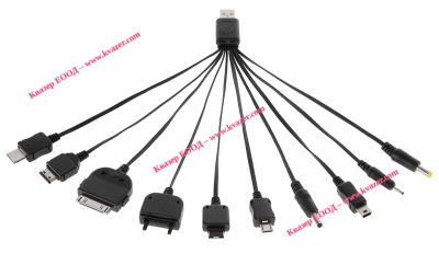 многофункционалнен USB захранващ кабел за стари терефони