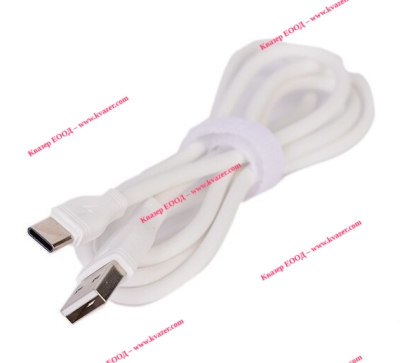 Кабел USB TYPE C, бял, 1 метър, YOURZ/168
