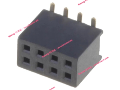 Съединител щифтов гнездо, женски 8PIN / 2x4PIN прав SMT
