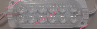 Светодиоден модул 12 LED, 1.4W, 12VDC студено бял