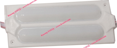 Светодиоден модул 2 COB LED, 1.2W, 12VDC студено бял