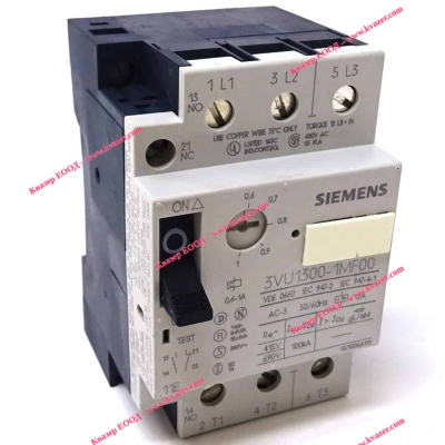 Моторна защита (моторен прекъсвач) 0.6-1A 1NO+1NC Siemens 3VU1300-1MF00
