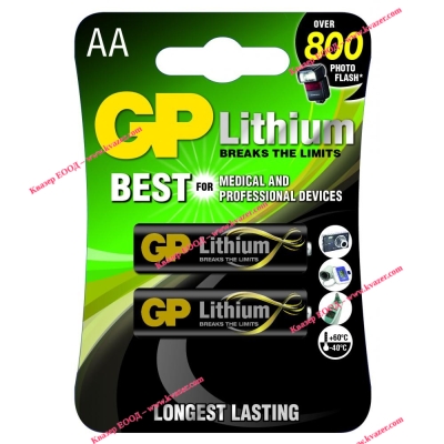 Литиева батерия GP CR6 AA 1,5V 2бр.