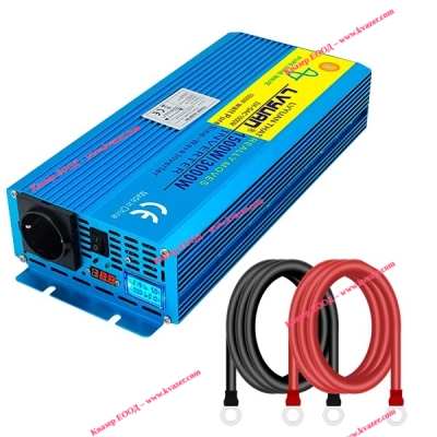 ТРАНСФЕРТЕР ИНВЕРТОР ЧИСТА СИНУСОИДА 1500W 12V/230V LVYUAN F-1500P/1SH С ДИСПЛЕЙ И ДИСТАНЦИОННО