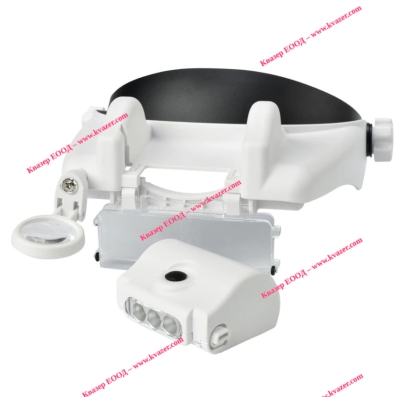 Лупа за глава MG81000S 3LED Helmet Magnifie