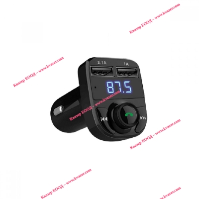 FM Трансмитер Earldom ET-M29, Bluetooth, USB, 3.4A, Черен