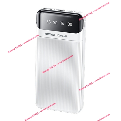 Преносима батерия Remax RPP-93 Lesu, 10000mAh, Бял