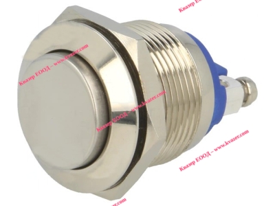 Бутон GQ19H-10/N ONPOW SPST-NO 2A/36VDC IP65 / вандало и водоустойчив