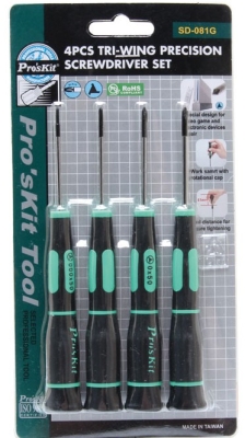 Комплект отвертки 4бр TRI-wing ProsKit OTV SD-081G