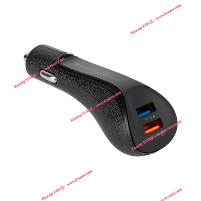 REBEL 2xUSB 5100mA 15W зарядно за кола с функция Quick Charge 3.0