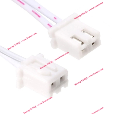 Комплект куплунг 2 pin мъжко към 2 pin мъжко с кабел 20см.