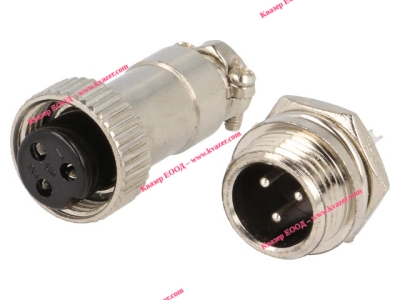 Букса 3 pin мини комплект DS1110-01-3B6