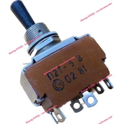 ЦК бутон П2Т-5, 6A/250VAC, DP3T, (ON)-OFF-(ON)