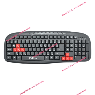 PC Клавиатура DeTech DE6089C, USB, Кирилизирана