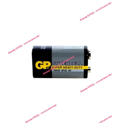 Батерия GP 6F22 9V SUPERCELL 1604S SHRINK