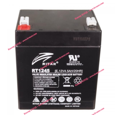 АКУМУЛАТОР RITAR RT1245 12V/4.5Ah 90/70/101mm
