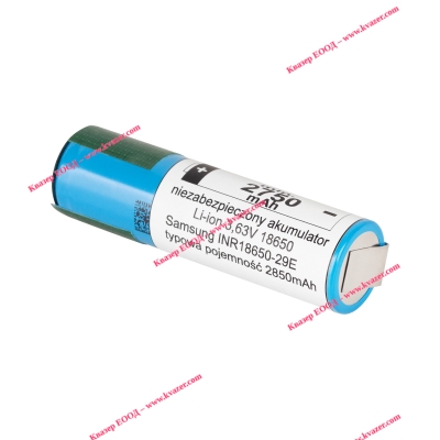 Акумулаторна батерия SAMSUNG 18650 2850mAh 3.7V с пластини INR18650-29E-FT