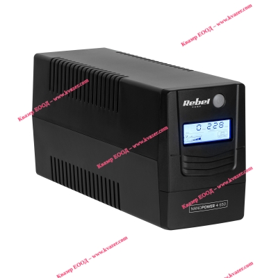 UPS Rebel Компютърно аварийно захранване Nanopower Plus 650, 230 V, 50Hz