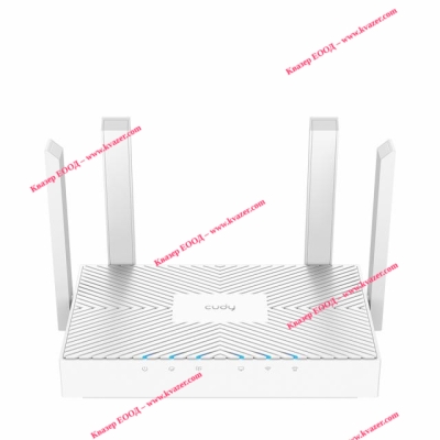 Безжичен рутер CUDY WR1300E, двубандов AC1200, 300+867 MBPS, 3XGIGABIT,бял