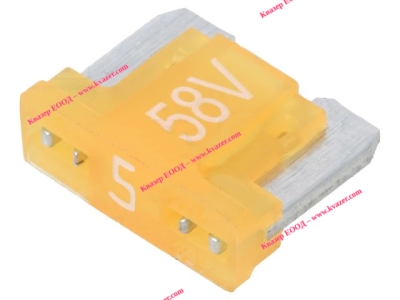 Автопредпазител ESKA 11mm, 5A, 58V DC