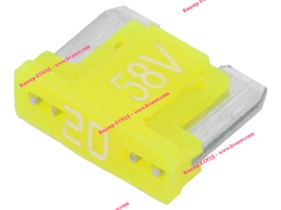 Автопредпазител ESKA 11mm, 20A, 58V DC