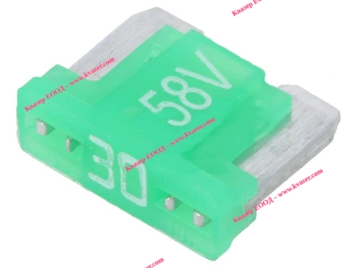 Автопредпазител ESKA 11mm, 30A, 58V DC
