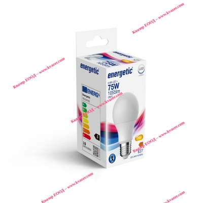 LED лампа ENERGETIC A60 9.6W/827/E27 2700K 1055lm