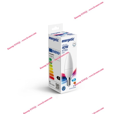 LED лампа свещ ENERGETIC 4.9W/840/E14 4000K 470lm