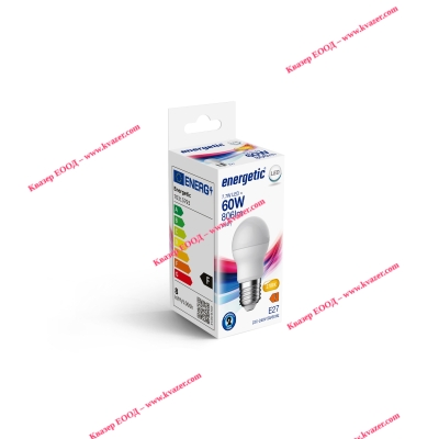 LED лампа топче ENERGETIC 7.7W/827/E27 2700K 806lm