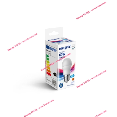 LED лампа топче ENERGETIC 7.7W/840/E27 4000K 806lm