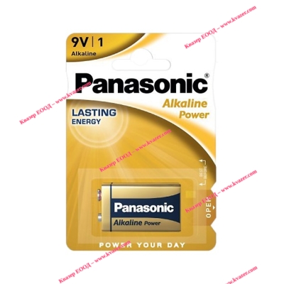 Батерия 6F22 Panasonic BRONZE LR9V, алкална