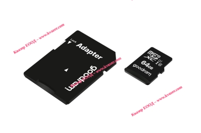 Карта памет с адаптер 64GB UHS-I Goodram microSD