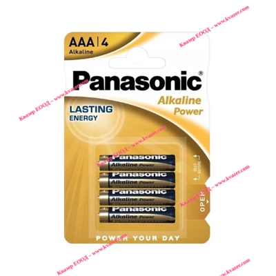 Алкална батерия ААА Panasonic BRONZE LR03 4бр./BAT0292