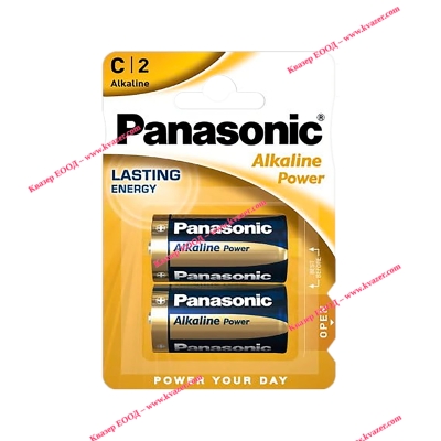 Алкална батерия Panasonic BRONZE LR14 2бр.