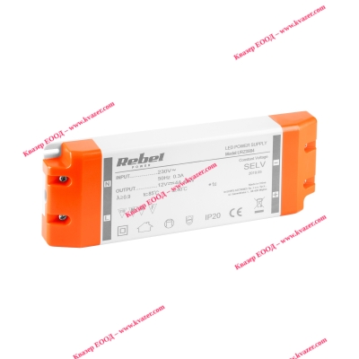 REBEL захранване за LED ленти 12V 4A (YSL60-1204000) 48W
