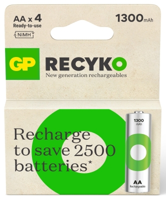 Акумулаторна батерия GP R6 AA 1300MAH NIMH 4бр.