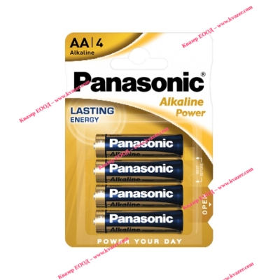 Алкална батерия ААА Panasonic BRONZE LR06 1.5V 4бр.