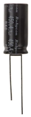 4.7uF 450V 105°C Кондензатор електролитен 10x20mm Rubycon