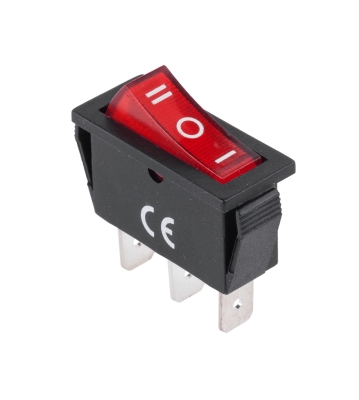 Ключ IRS-103-3C ON-OFF-ON червен