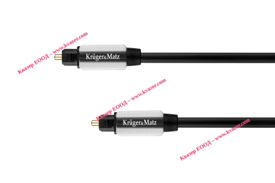 Оптичен кабел Toslink-toslink Kruger&Matz 0.5m