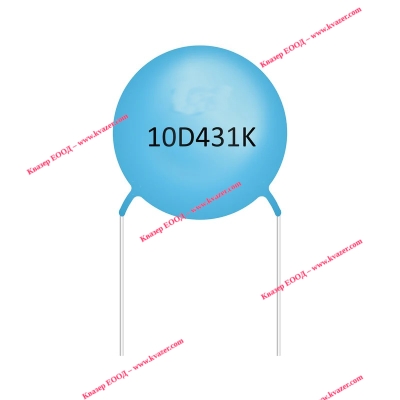 STE10D431K8EP0FST0R0 Варистор метал-оксиден THT 275VAC, 350VDC, 430V, 2500A