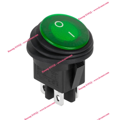 Ключ кръгъл зелен 4 пина IP65