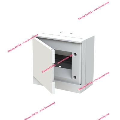 Табло 1SZR004002A2102 / BEW401206 ABB Открит монтаж с бяла врата 6 Модула, 180 mm x 190 mm x 102 mm