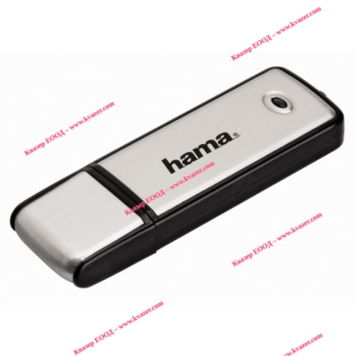 Flash drive (Флаш-памет) HAMA "Fancy", 16GB, Черен/Сребрист