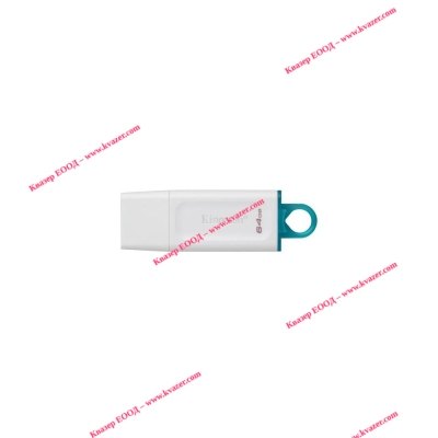 Flash drive (Флаш-памет) KINGSTON DataTraveler Exodia 64GB, USB 3.2 Gen 1, Бял
